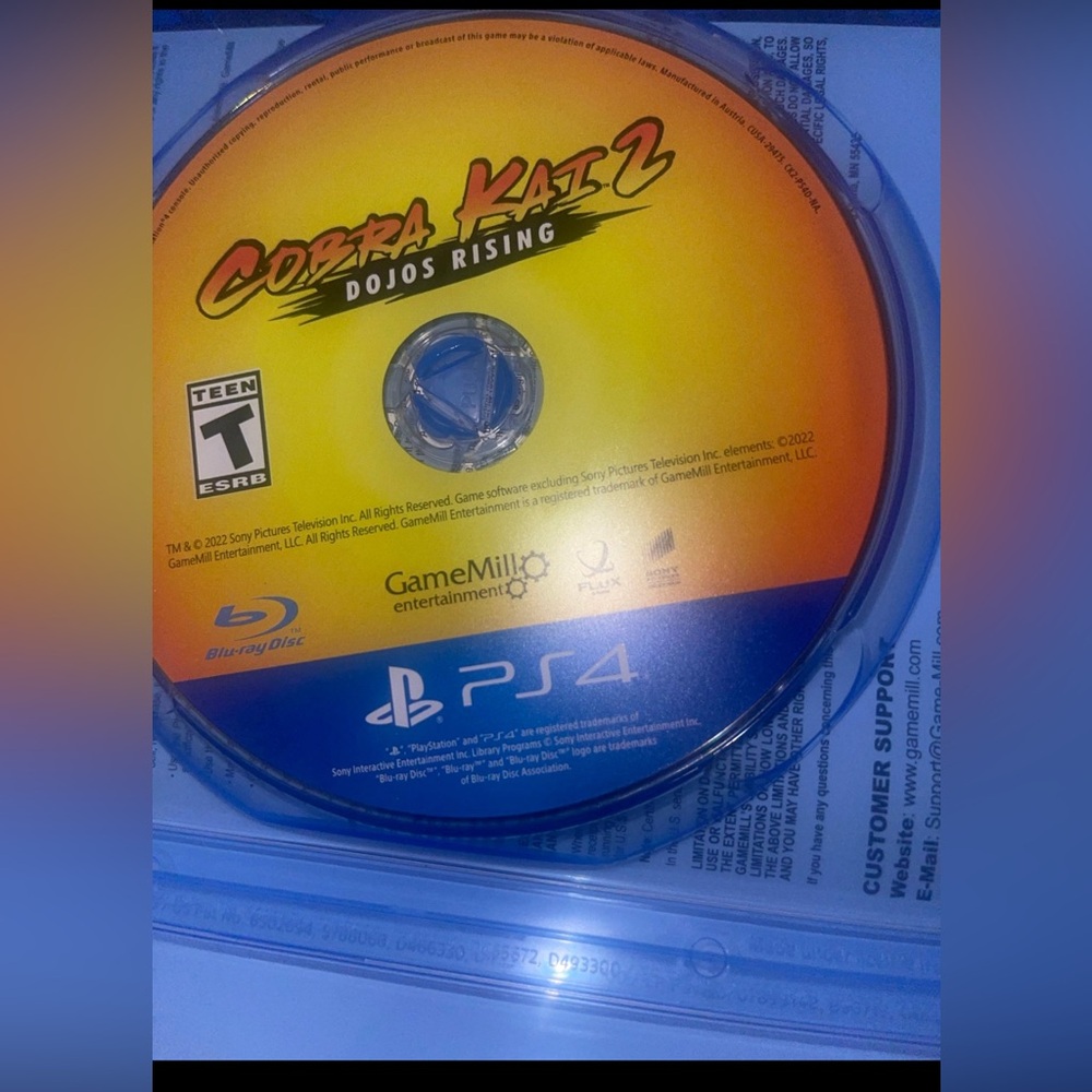 Cobra Kai 2: Dojos Rising PS4 Game - Blue Disc
